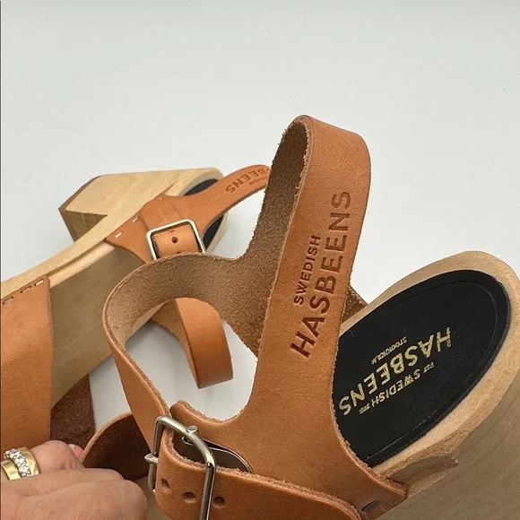 Swedish hasbeens krillan clog Sz38 US8 - Picture 7 of 13